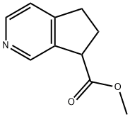 methyl 6,7-dihydro-5H-cyclopenta[c]pyridine-7-carboxylate 结构式