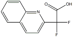 Difluoro-quinolin-2-yl-acetic acid 结构式