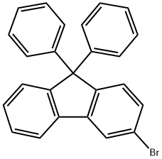 3-溴-9,9-二苯基芴 结构式