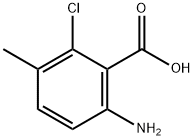 6-氨基-2-氯-3-甲基苯甲酸 结构式