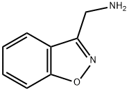 3-氨甲基-1,2-苯并异恶唑 结构式