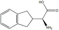 S-茚满基甘氨酸 结构式