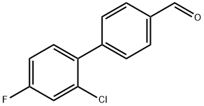 2'-chloro-4'-fluorobiphenyl-4-carbaldehyde 结构式