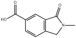 2-甲基-3-氧代异吲哚啉-5-羧酸 结构式