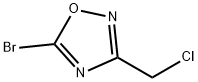 5-溴-3-(氯甲基)-1,2,4-噁二唑 结构式