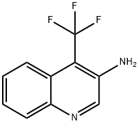 4-(三氟甲基)喹啉-3-胺 结构式
