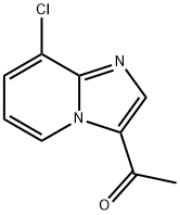 3-乙酰基-8-氯咪唑并[1,2-A]吡啶 结构式