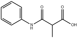 2-甲基-3-氧代-3-(苯基氨基)丙酸 结构式