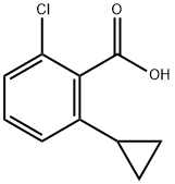 2-chloro-6-cyclopropylbenzoic acid 结构式