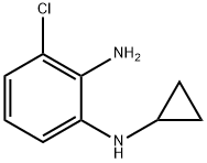 3-chloro-N1-cyclopropylbenzene-1,2-diamine 结构式
