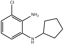 3-chloro-N1-cyclopentylbenzene-1,2-diamine 结构式