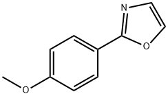 2-(4-甲氧基苯基)-恶唑 结构式