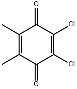 2,3-DICHLORO-5,6-DIMETHYL-(1,4)BENZOQUINONE 结构式