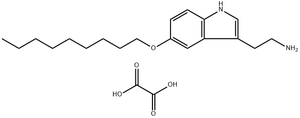 5-Nonyloxytryptamine oxalate 结构式