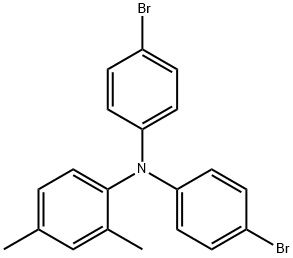 N,N-Bis(4-bromophenyl)-2,4-dimethylphenylamine 结构式