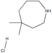 4,4-二甲基氮杂环庚烷盐酸盐 结构式