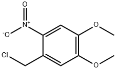 1-(氯甲基)-4,5-二甲氧基-2-硝基苯 结构式