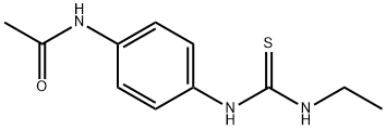 1-(4-ACETAMIDOPHENYL)-3-ETHYL-2-THIOUREA 结构式