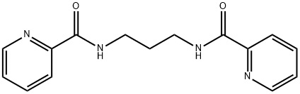 N-{3-[(2-pyridinylcarbonyl)amino]propyl}-2-pyridinecarboxamide 结构式