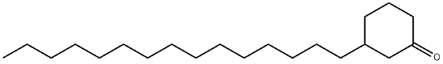 3-PENTADECYLCYCLOHEXANONE 结构式