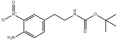 TERT-BUTYL4-AMINO-3-NITROPHENETHYLCARBAMATE 结构式