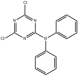 4,6-二氯-N,N-二苯基-1,3,5-三嗪-2-胺 结构式