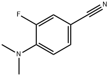 4-(二甲基氨基)-3-氟苯甲腈 结构式