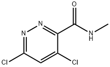 4,6-dichloro-N-methylpyridazine-3-carboxamide 结构式