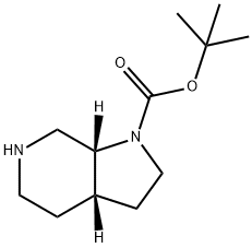 cis-tert-butyl octahydro-1H-pyrrolo[2,3-c]pyridine-1-carboxylate 结构式