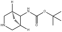 endo-6-(boc-amino)-3-azabicyclo[3.1.1]heptane 结构式