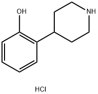 2-(哌啶-4-基)苯酚盐酸盐 结构式