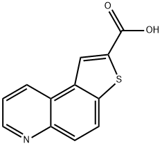 噻吩并[3,2-F]喹啉-2-羧酸 结构式