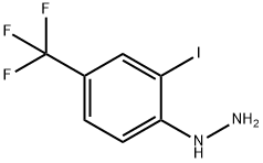 (2-Iodo-4-trifluoromethyl-phenyl)-hydrazine 结构式