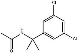 N-(2-(3,5-二氯苯基)丙烷-2-基)乙酰胺 结构式