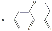 7-溴-2H-吡喃并[3,2-B]吡啶-4(3H)-酮 结构式