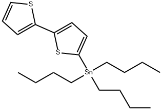 2-(三正丁基)锡基-5,2'-二噻吩 结构式