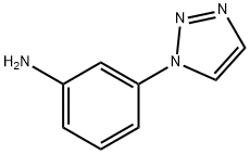 3-(1H- 1,2,3-三唑-1-基)-苯甲胺 结构式