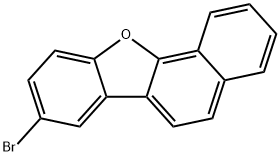 8-溴-苯并[B]萘并[2,1-D]呋喃 结构式