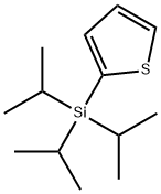 triisopropyl(thiophen-2-yl)silane 结构式