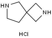 2,6-diazaspiro[3.4]octane dihydrochloride 结构式