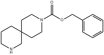 benzyl 2,9-diazaspiro[5.5]undecane-9-carboxylate 结构式