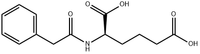 (R)-2-苯乙酰氨基己二酸 结构式