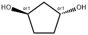 反式-环戊烷-1,3-二醇 结构式