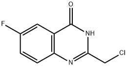 2-(chloromethyl)-6-fluoroquinazolin-4(3H)-one 结构式