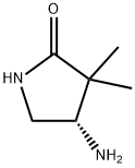 (4S)-4-AMINO-3,3-DIMETHYLPYRROLIDIN-2-ONE 结构式