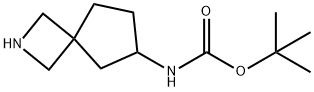 TERT-BUTYL (2-AZASPIRO[3.4]OCTAN-6-YL)CARBAMATE 结构式