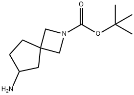 TERT-BUTYL 6-AMINO-2-AZASPIRO[3.4]OCTANE-2-CARBOXYLATE 结构式