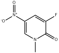3-Fluoro-1-methyl-5-nitro-1H-pyridin-2-one 结构式