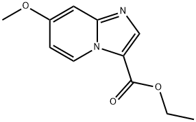 7-甲氧基咪唑并[1,2-A]吡啶-3-甲酸乙酯 结构式