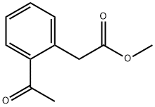 (2-acetyk-phenyl)-acetic acid methyl ester 结构式